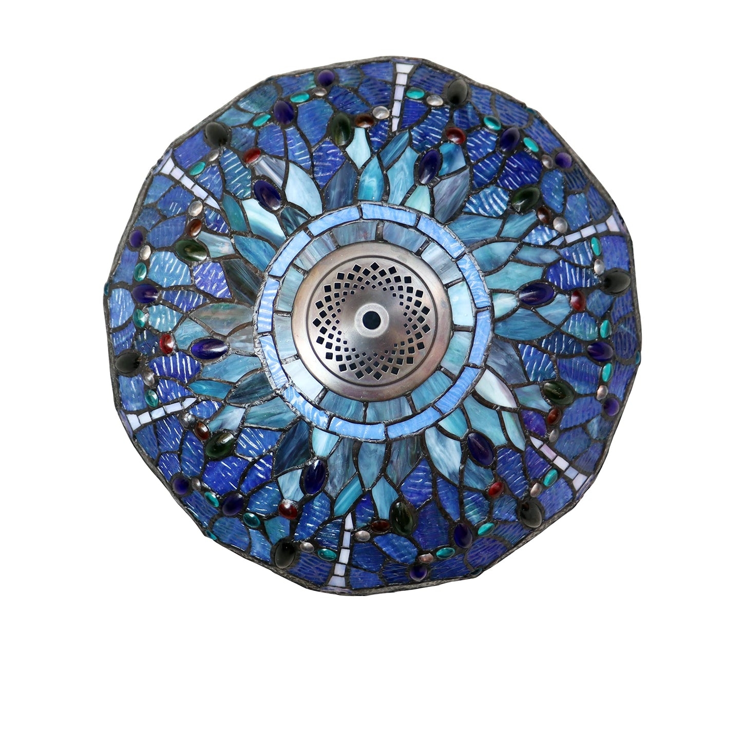 Chloe Lighting Table Lamp, Dragonfly-Style, 2 Light, Dark Bronze, 16in Wide, Multicolor, Model CH3T524BD16-TL2
