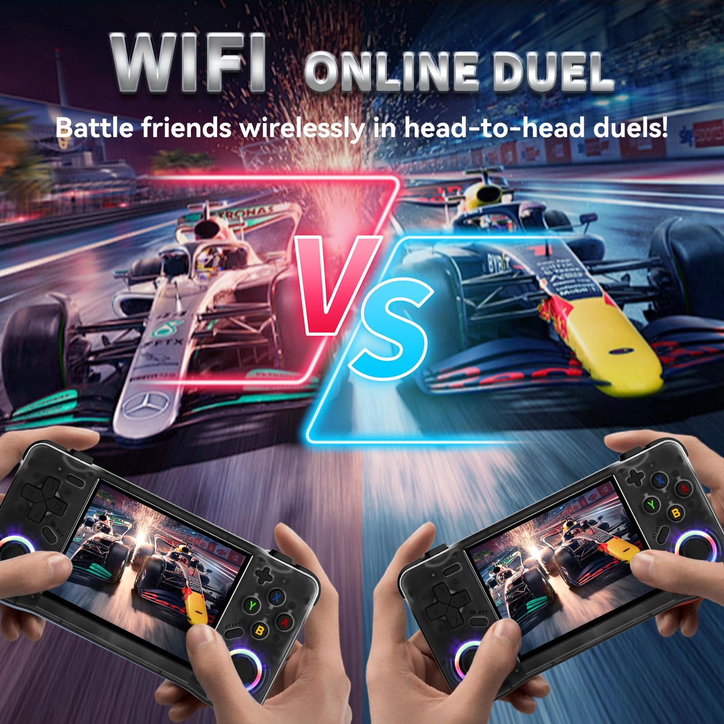 Colourbing XF35H Retro Handheld Game Console - Open Source Linux System, 3.5-inch Full-Lamination Screen, 18000+ Classic Games, 4000mAh Battery Portable Handheld - Supports WiFi Multiplayer
