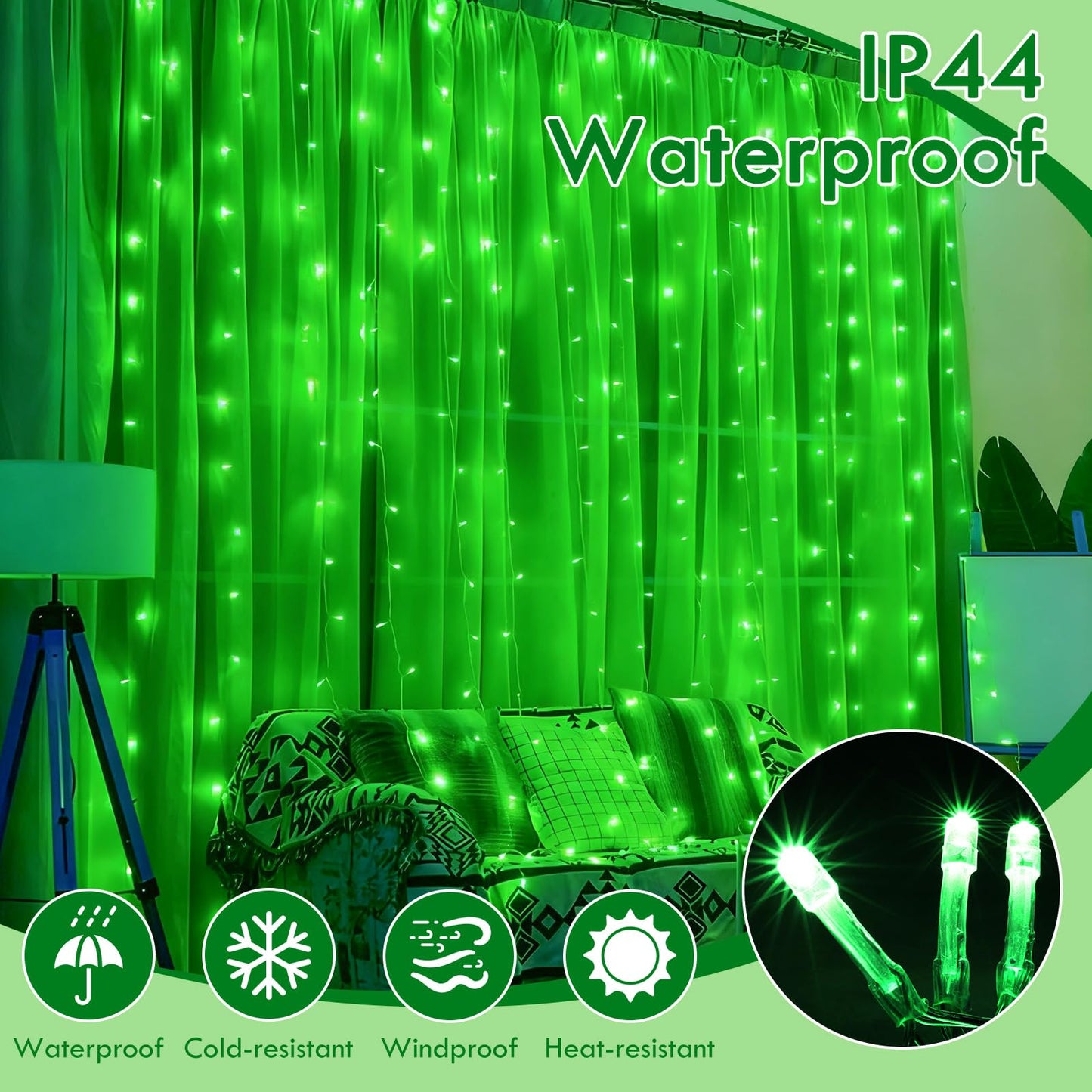 88Ft 240Led Extra-Long Connectable String Lights Indoor Outdoor Clear Wire  Green Christmas String Lights  Plug In Twinkle Fairy Light With Timer For Wedding Patio Tree Yard Christmas Decorations