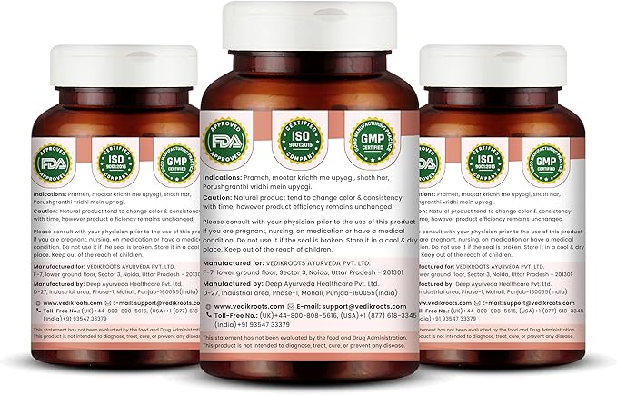 ProstoCalm | Ayurvedic Supplement for Prostate and Urinary Tract Health | 60 Veg Capsules (180, Pack of 3)