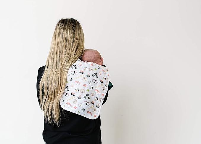 Copper Pearl Baby Burp Cloth Large 21''x10'' Size Premium Absorbent Triple Layer 3-Pack Gift Set “Baja