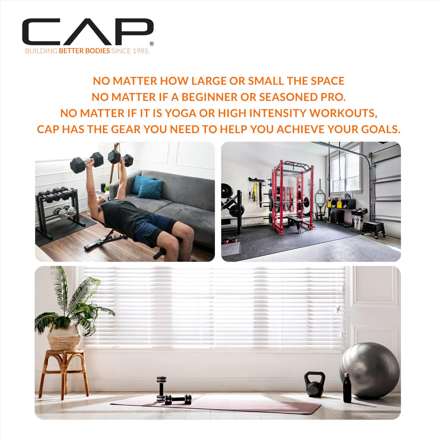 CAP Barbell Neoprene Dumbbell Weights, 2 lb Pair, Chartreuse
