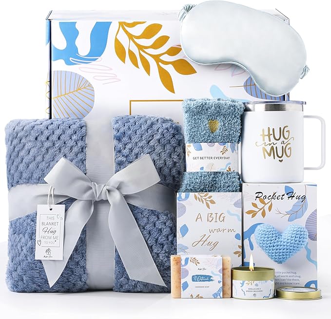 Get Well Gifts for Women Cancer Care Package Gift Baskets after Surgery Recovery Get Well Soon Gifts Box for Women Self Ca...