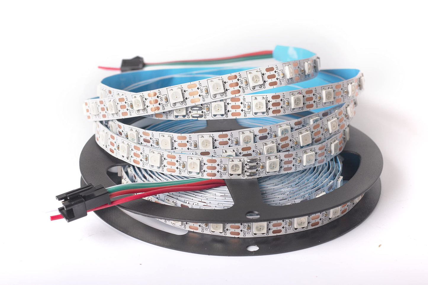 Adresuno Ws2811 Ic Led Strip 60Pixels/M 16.4Ft 300Leds Non-Waterproof White Pcb Model Aqyc-211214-7