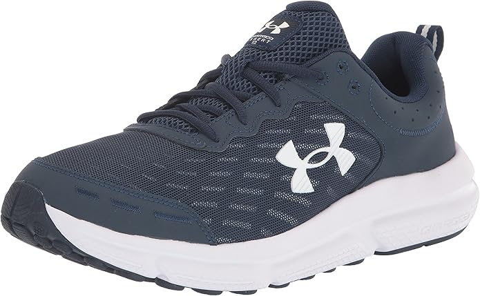 Under Armour Men's Charged Assert 10 Shoes, (400) Academy/Academy/White, 8.5