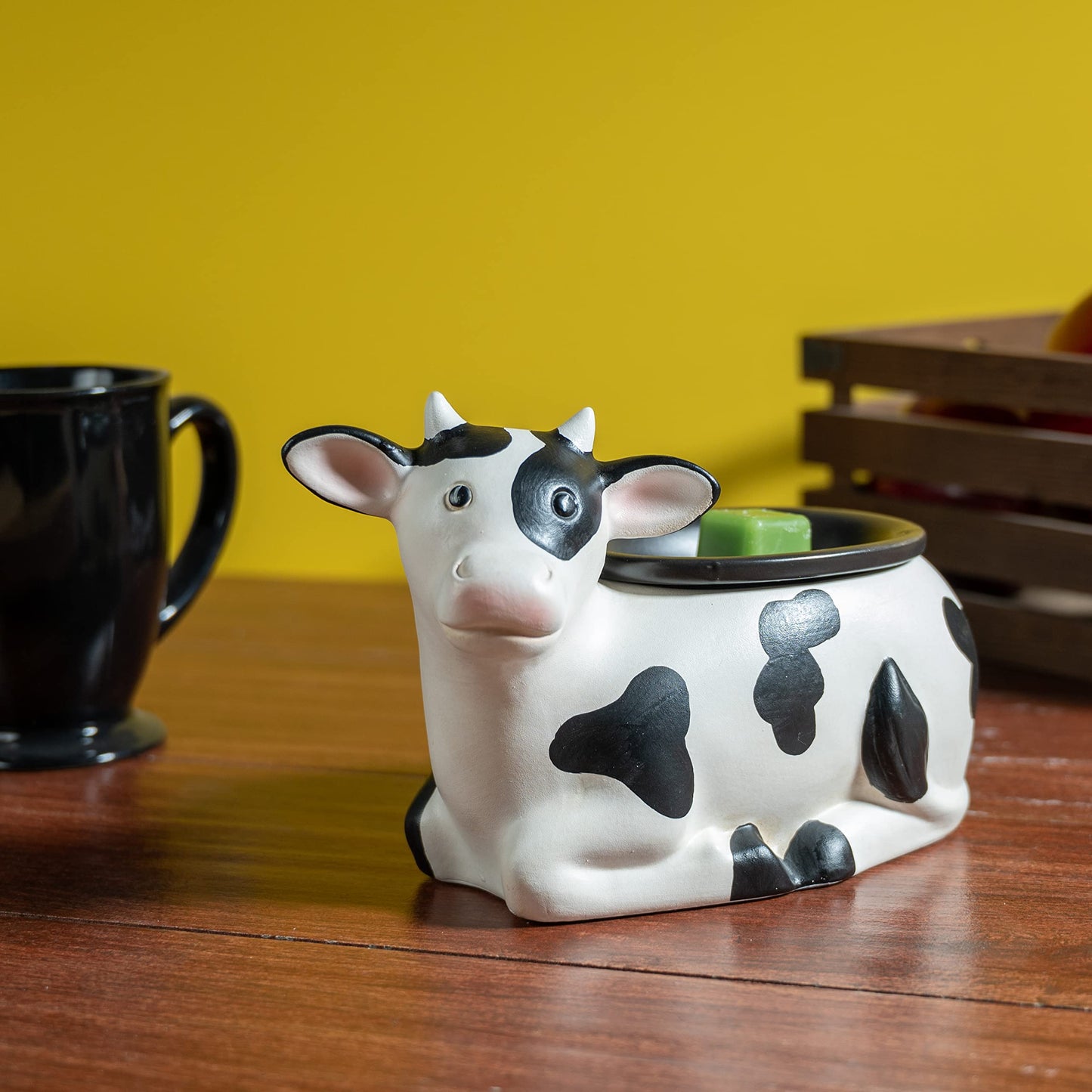 Scentsationals Wax Melt Warmer, Wax Warmer for Scented Wax Melts - Bessy Cow - Candle Wax Melter for Fragrance Cubes and Tarts