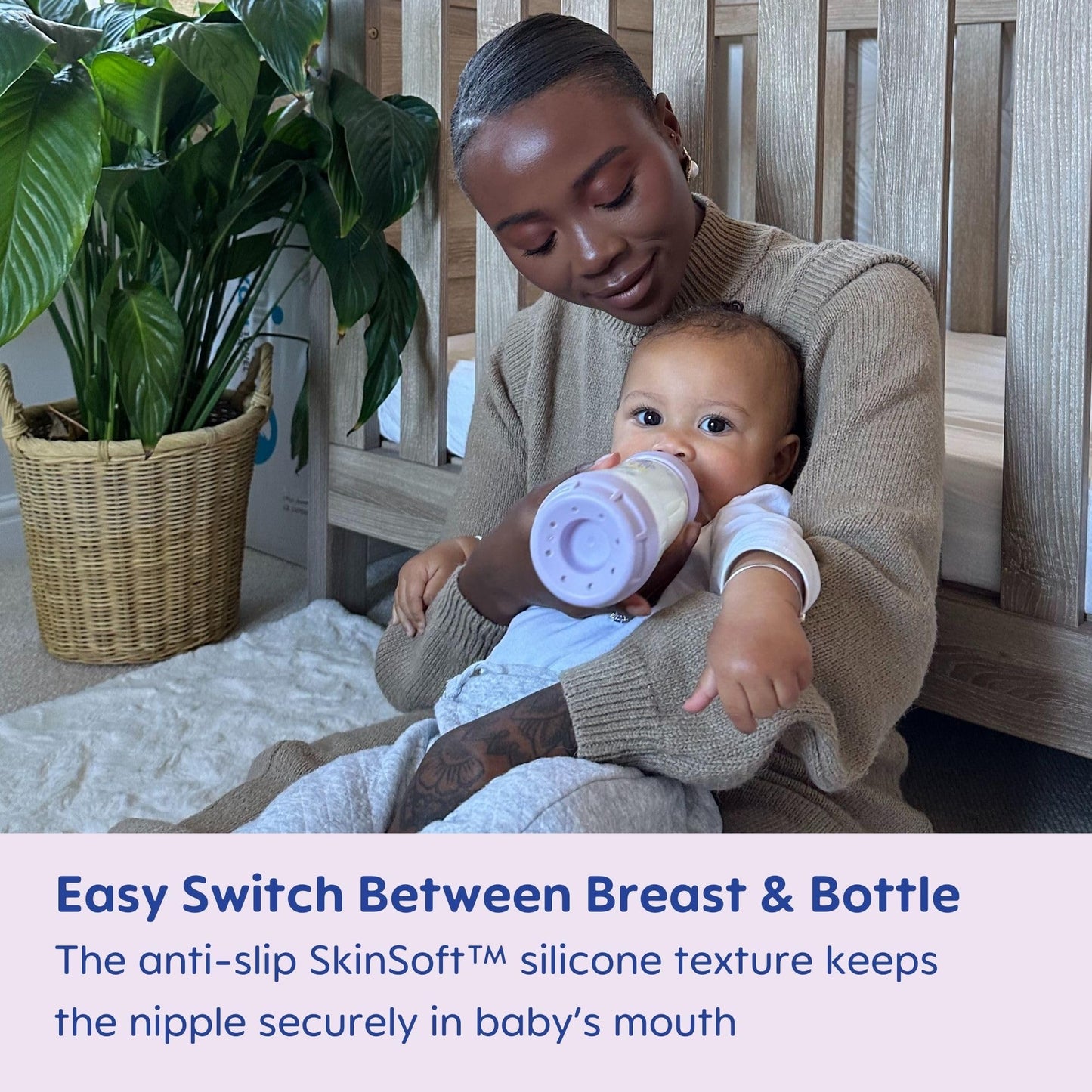 MAM 11oz Easy Start Anti-Colic Baby Bottles, Fast Flow, Breastfeeding-Like Silicone Nipple, Reduces Colic, Gas, & Reflux, Easy-to-Clean, BPA-Free, 4 Plus Months