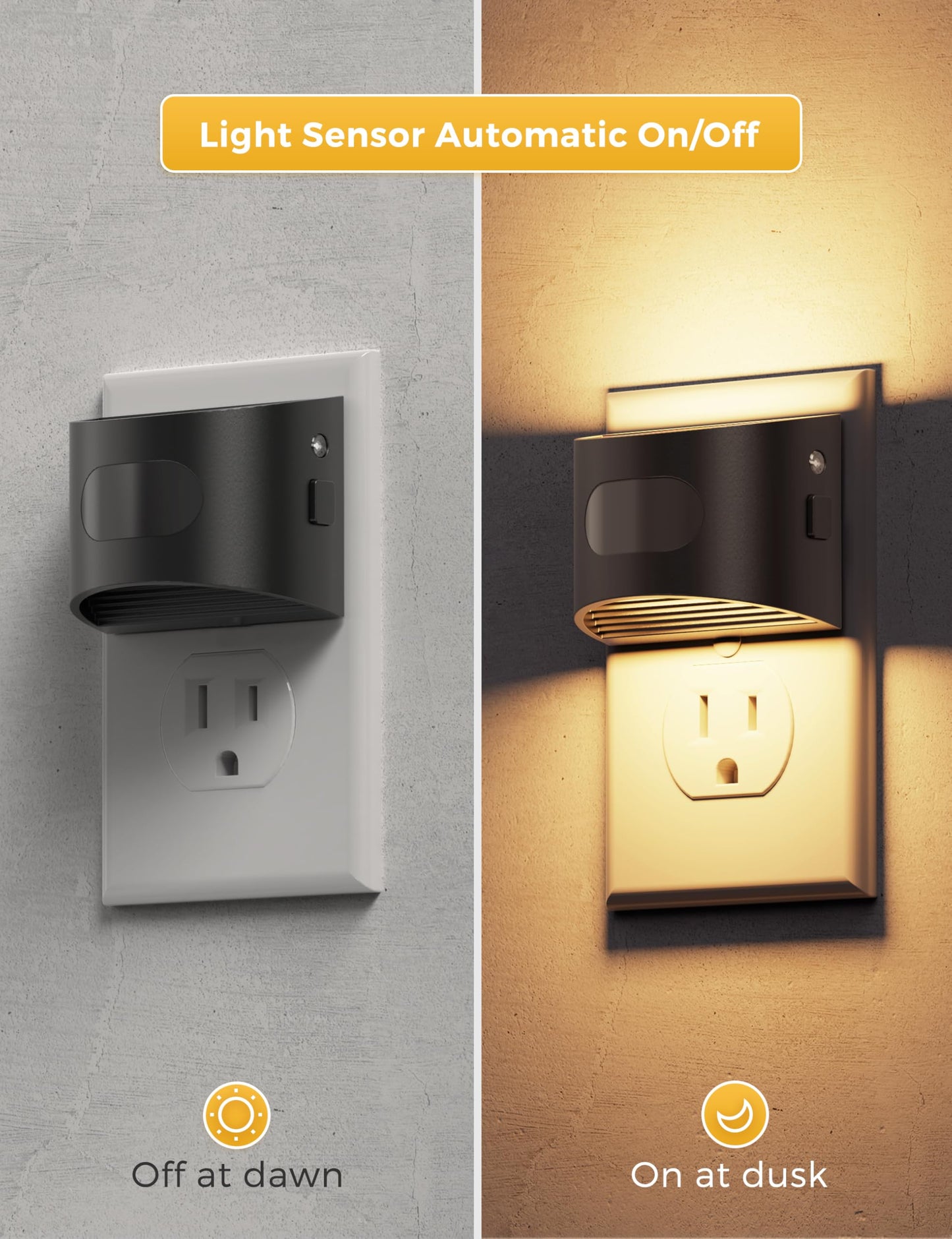 L Lohas Led Motion Sensor Night Light  Night Lights Plug Into Wall With Adjustable Brightness  Motion Activated Led Night Light  3000K Soft White For Kids Bathroom Hallway Kitchen  2 Pack