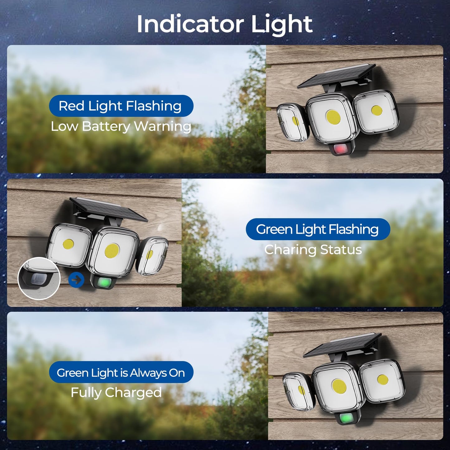 CINOTON Solar Motion Sensor Outdoor Lights, 3 Modes LED, Remote Control, IP65 Waterproof, 2 Pack, Black, Model STR-SO-0053