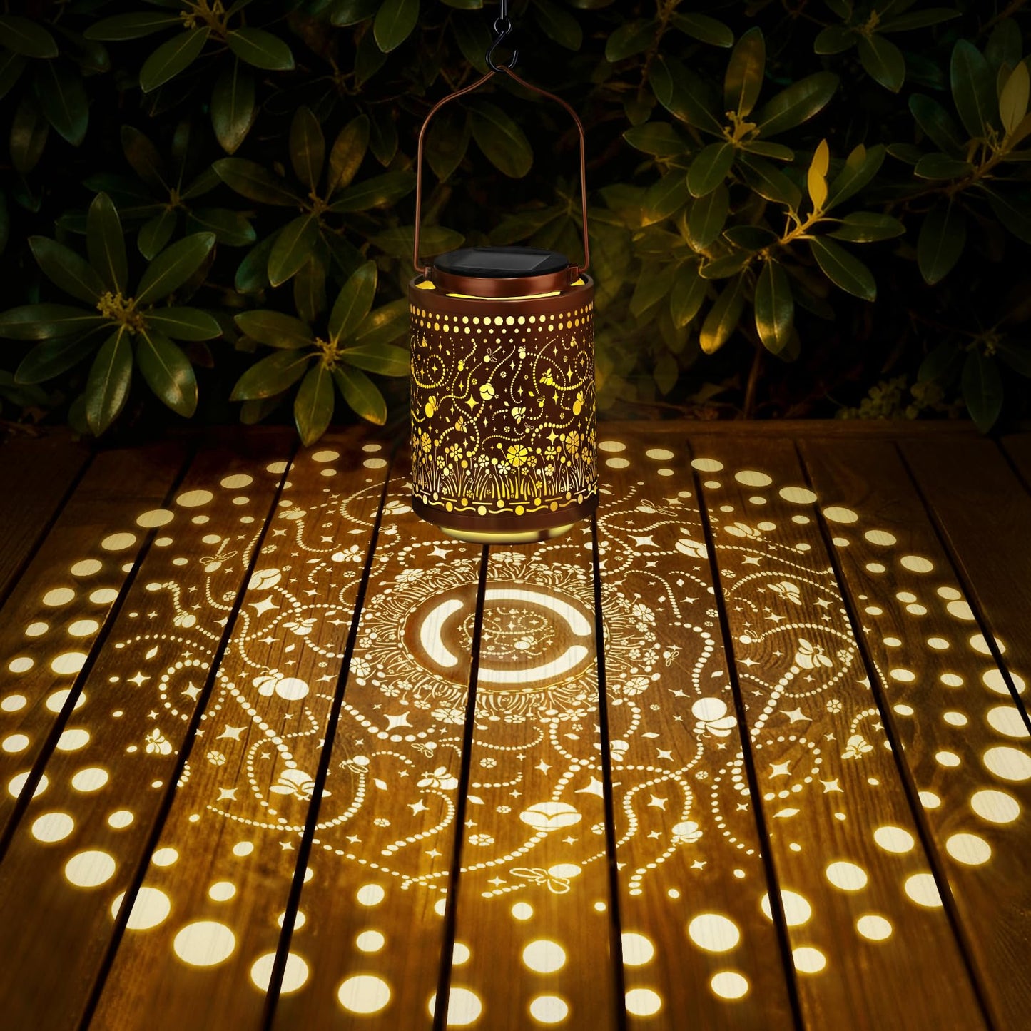 Birthday Gifts For Women Mom Grandma  Firefly Gardening Gifts For Women  Solar Lantern Outdoor Waterproof Garden Decor Hanging Solar Lights Yard Decorations Outdoor  Backyard  Patio