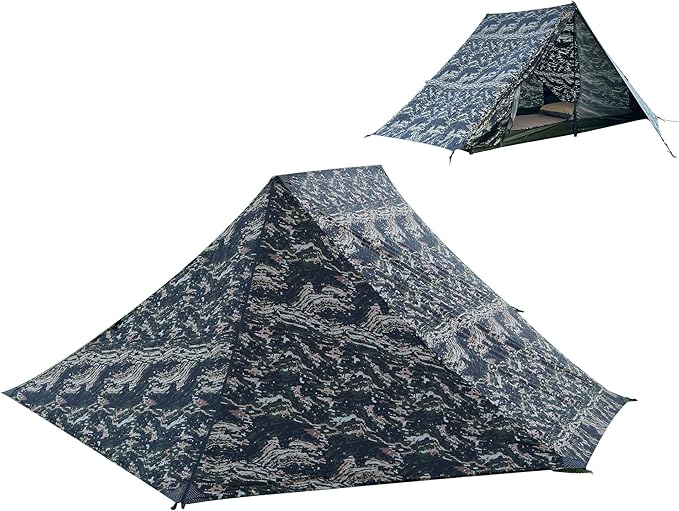 TENPLAY Backpacking Tent,Lightweight Camping Tent 2 Person,Ultralight Hiking Tent,Nylon,Waterproof,Windproof,Easy Setup,4 ...