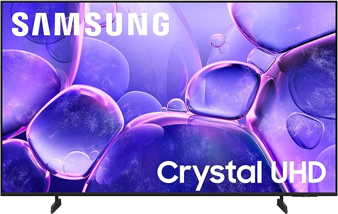 Samsung 55-Inch Class Crystal UHD U8000F 4K Smart TV (2025 Model) Endless Free Content, Crystal Processor 4K, MetalStream ...