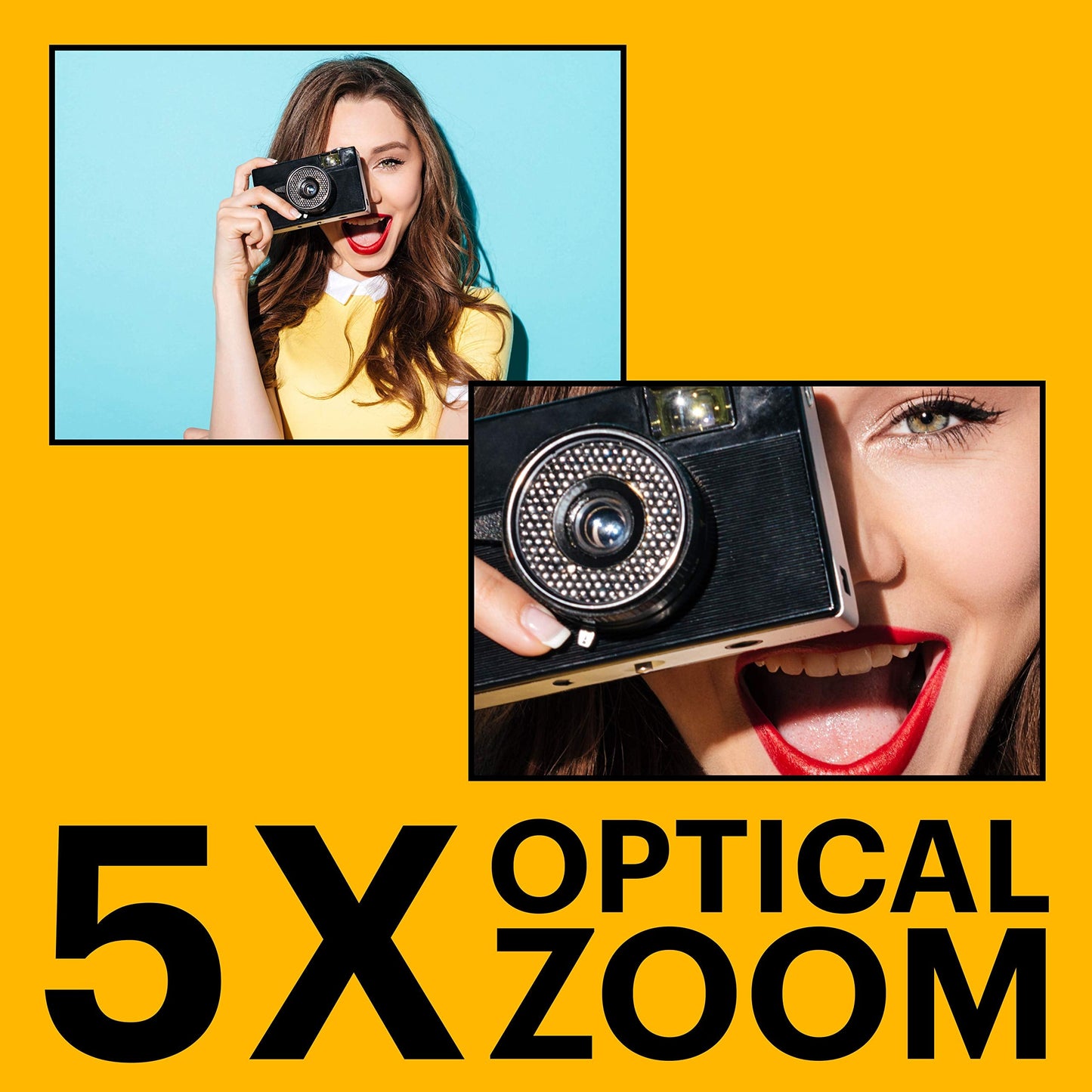 Kodak Pixpro Friendly Zoom Fz53-Rd 16Mp Digital Camera With 5X Optical Zoom And 2.7 Lcd Screen (Red)