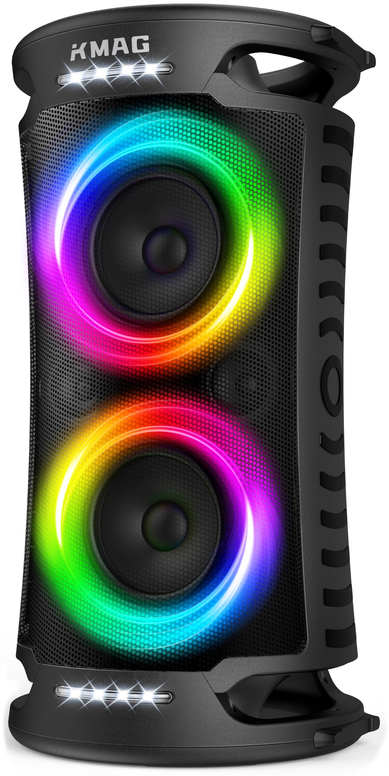Large Bluetooth Speaker, 260W Peak Powerful Loud Sound With Deep Bass, Portable Outdoor Speaker Wireless, 15Hr Playtime, Fast Ch