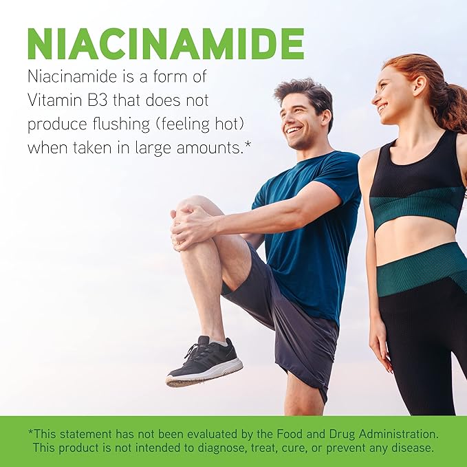 Davinci Labs Niacinamide - Dietary Supplement with Vitamin B3 to Support Circulation and Healthy Skin* - with 500 mg Niacinamide per Serving - Gluten-Free - 100 Vegetarian Capsules