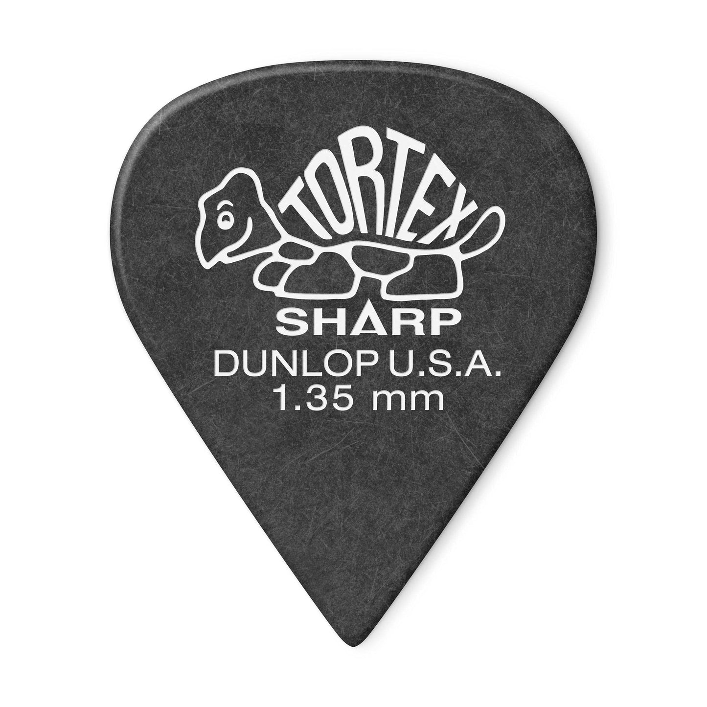 Dunlop Tortex Sharp Guitar Picks 1.35Mm Black 72 Pack