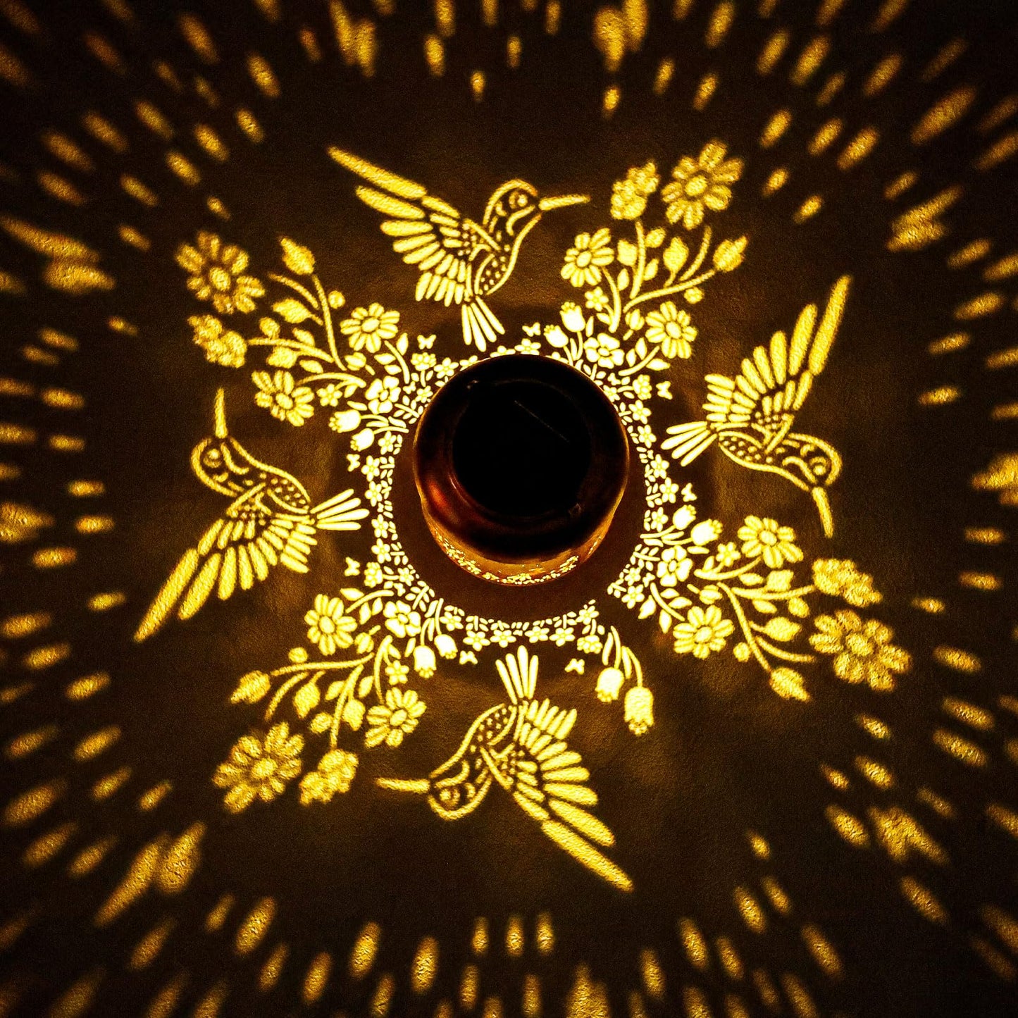 Hummingbird Solar Lanterns Outdoor Waterproof Birthday Gifts For Women Mom Grandma Hanging Lantern Yard Art Decorative Hummingbird Solar Lights For Decor Garden  Patio  Porch  Backyard  Pathway  Lawn