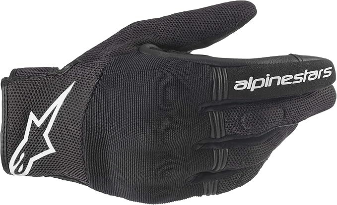 Alpinestars Men's Copper Motorcyle Riding Glove, Black/White, 3X