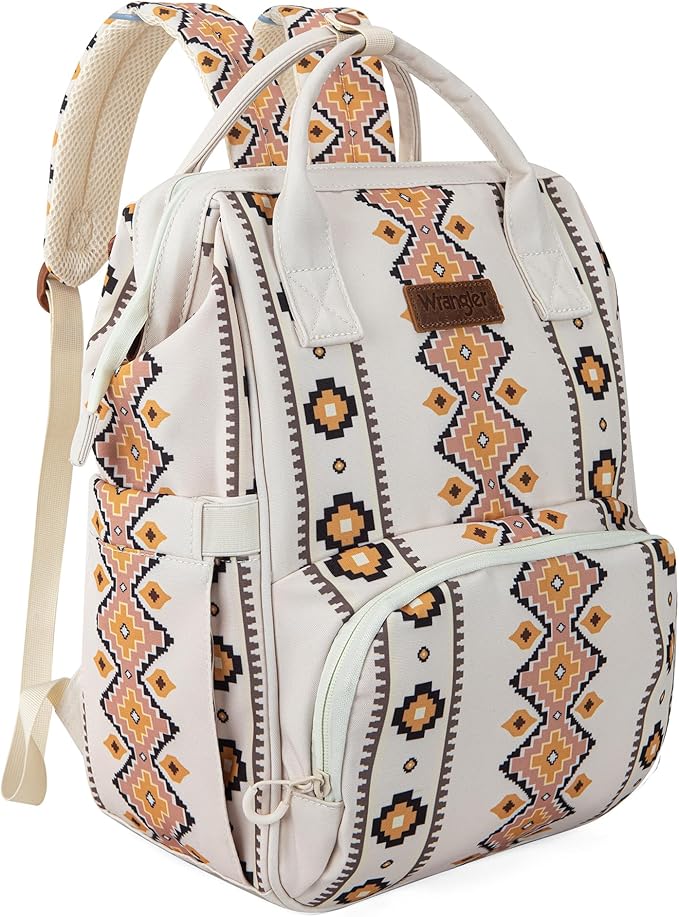 Montana West Wrangler Callie Diaper Bag Backpack with Stroller Straps Multifunction Baby Travel Bag WG2204-9110TN