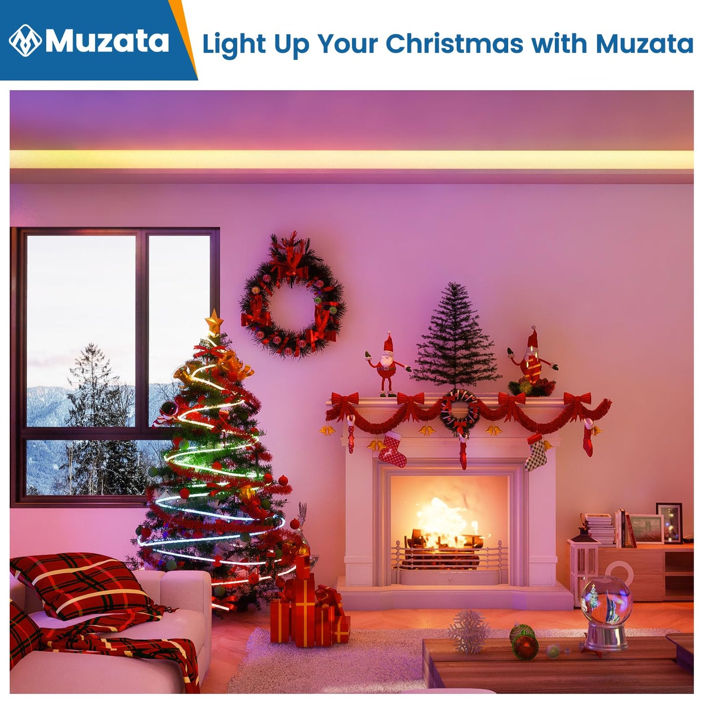 Muzata Led Channel System 10Pack, 3.3Ft/1M, Silver Aluminum With Milky White Cover, Model U1Sw
