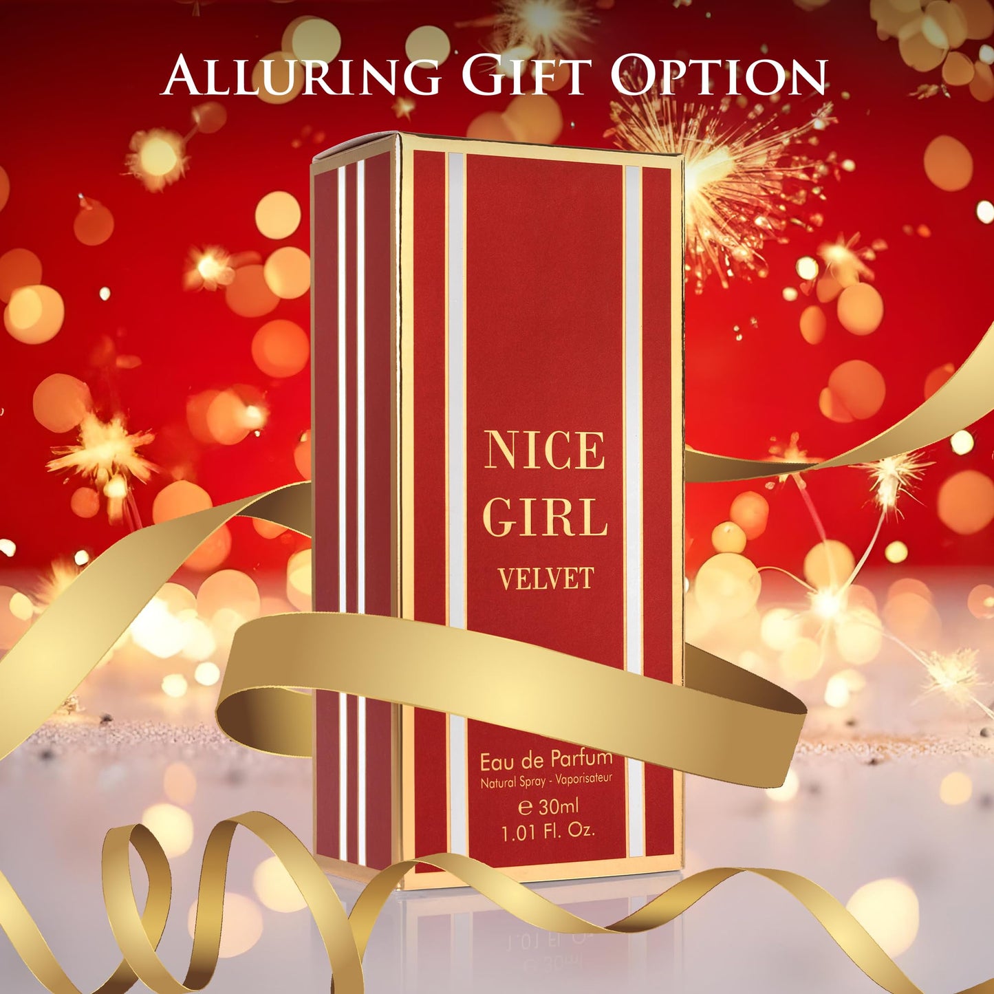 URBAN COLLECTION Nice Girl Velvet for Women Eau De Parfum 30ml Sweet, Warm & Powdery Tone - Combination of Tonka Bean, Vanilla & Praline - Free of Paraben, Vegan & Cruelty-Free