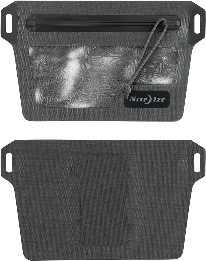 Nite Ize Runoff Waterproof Wallet - Dry Pouch for Tough Trusted Protection - Waterproof Wallet for Beach Trips & Outdoor Activities - Tested Dustproof and Waterproof to IP67
