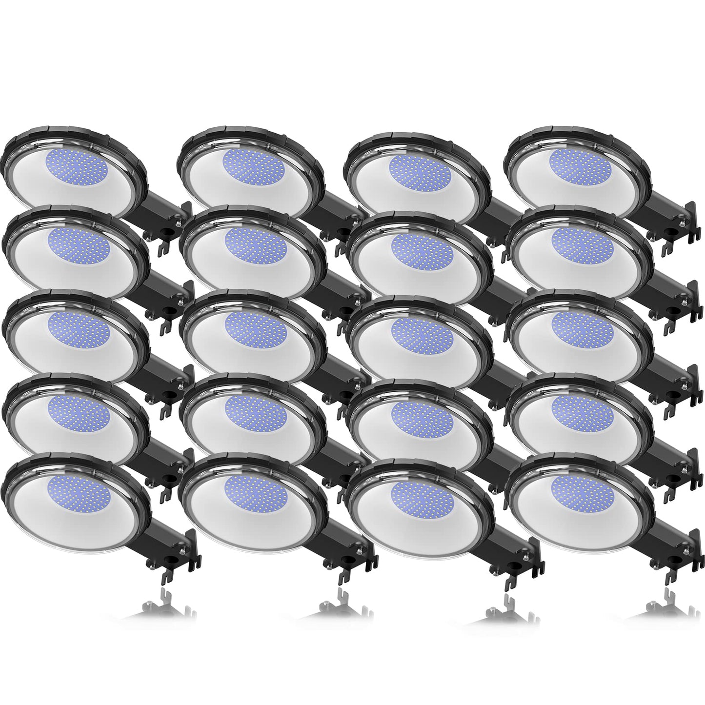 Viugreum 100W Led Barn Light - 20 Pack, 12000Lm, Dusk To Dawn, Ip65 Waterproof, 5000K Daylight, Model Zt0002