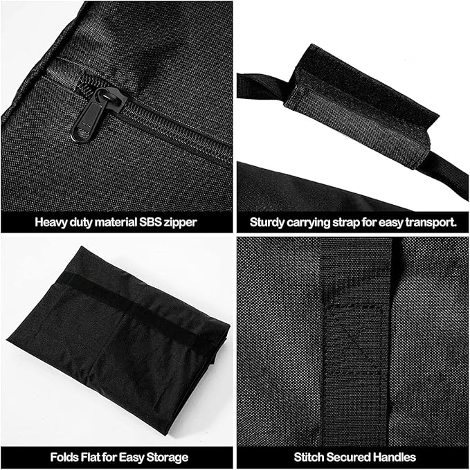 INFANZIA Duffel Travel Sports Equipment Bag, Long Luggage Bag with Upgrade Zipper Water Resistant, Extra Large Foldable Storage Bag for Camping, Tent, Tripod, Fishing(45x12x13 inch,1PCS)