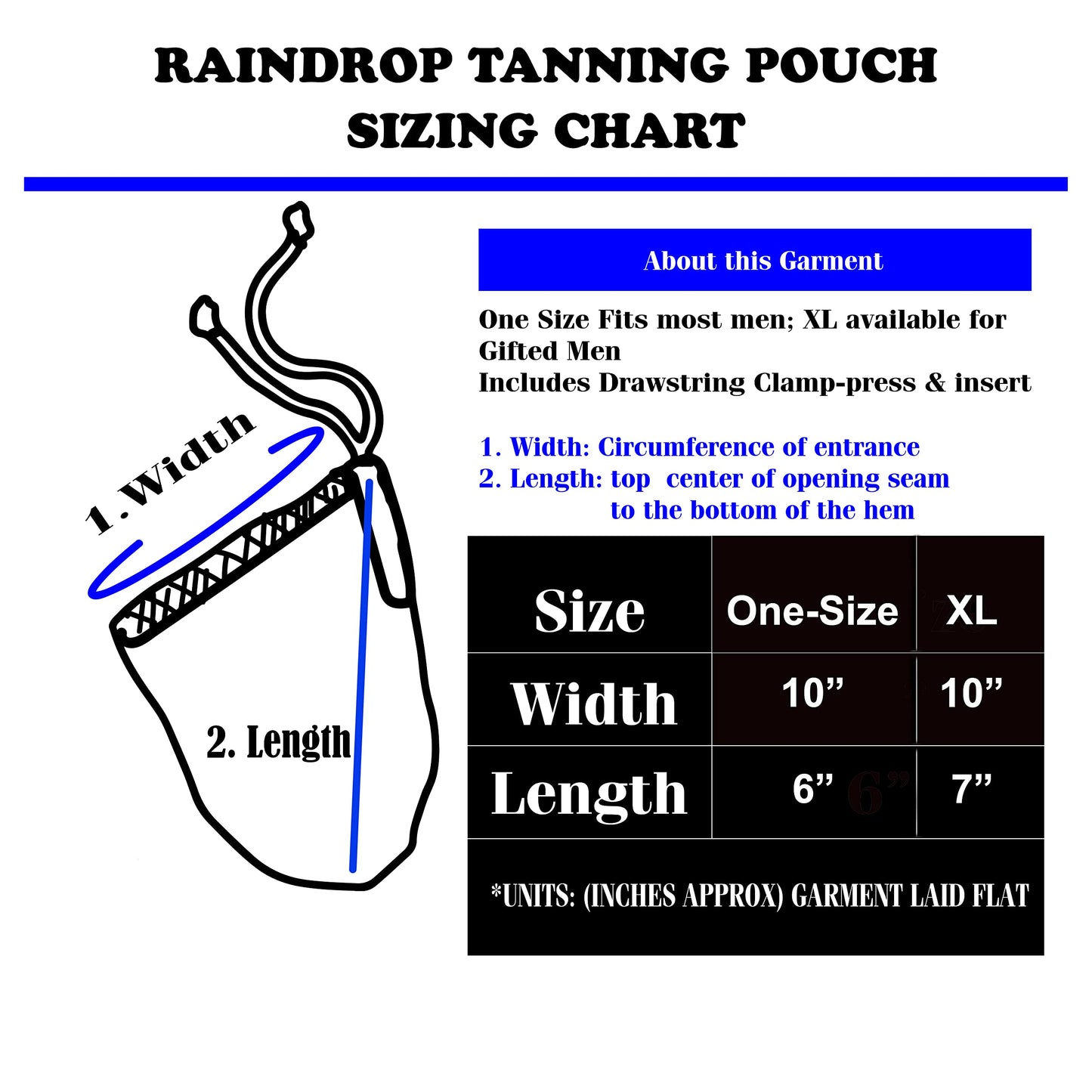 Men's Tanning Pouch Sun Protection, Tanning Cover for Men (XL, Black)