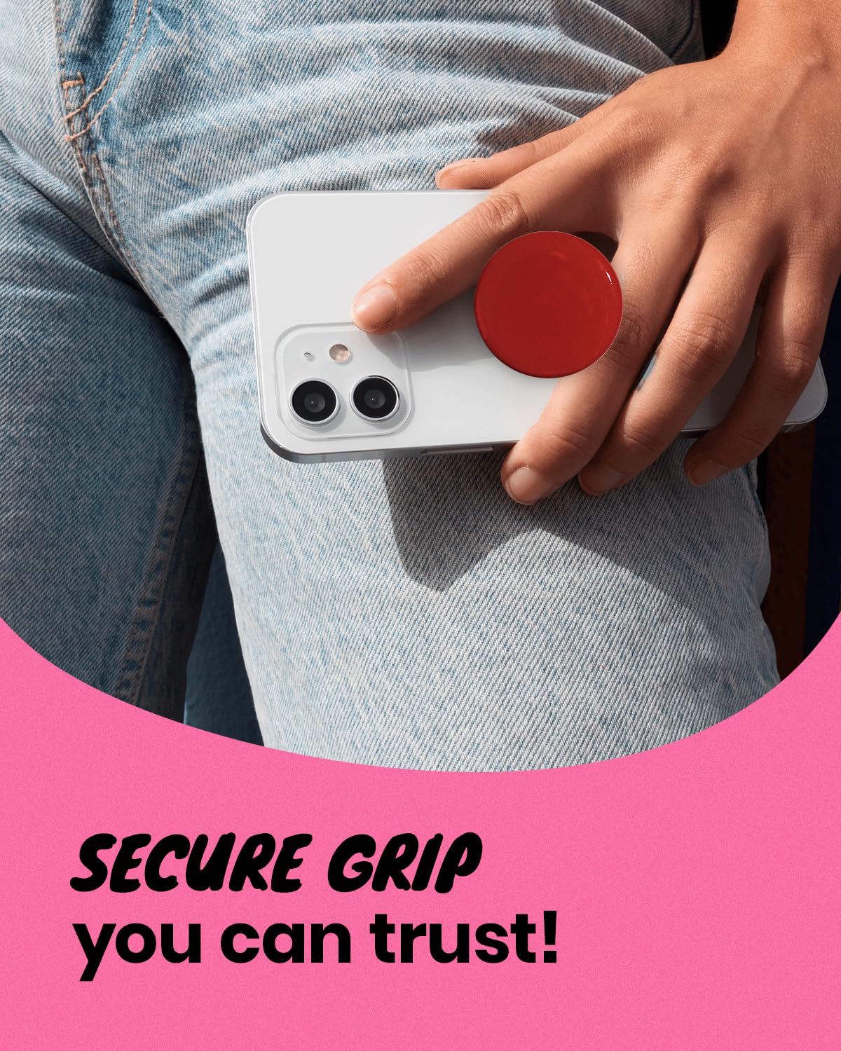 Onthegrip Cute Solid Macaron Color Round Shape Collapsible Mobile Phone Grip Stand Holder For Smartphone Tablet Cell Phone Acces