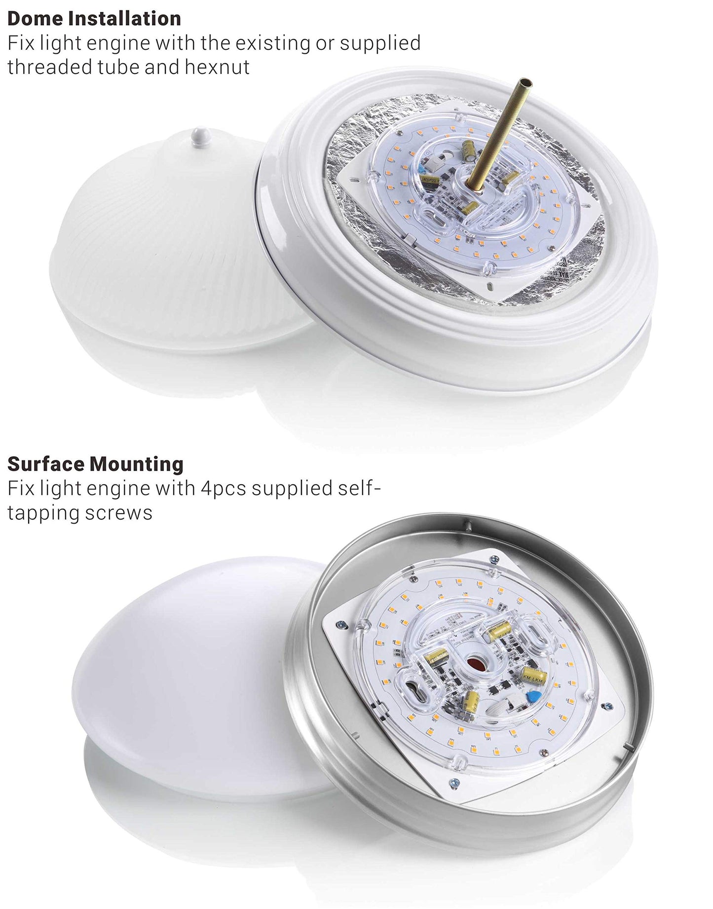 Silverlite Dimmable Led Light Engine, 7 Pcb, 28W, 3000K, Cri90, Retrofit Kit For Ceiling Lights, Model 43219-79471