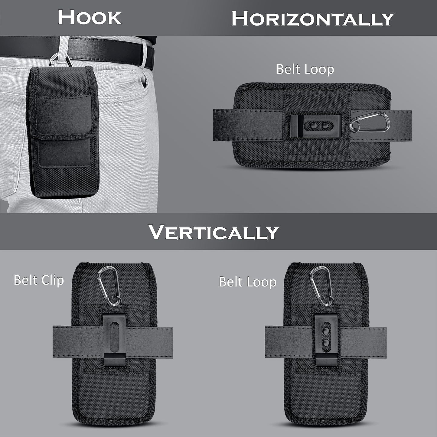 Meilib Holster For Samsung Galaxy S25+ Plus 5G, S24+, S24 Fe, S23+, S23 Fe, S22+, S21+, S20+, A54 A35 A25 Cell Phone Belt Holder