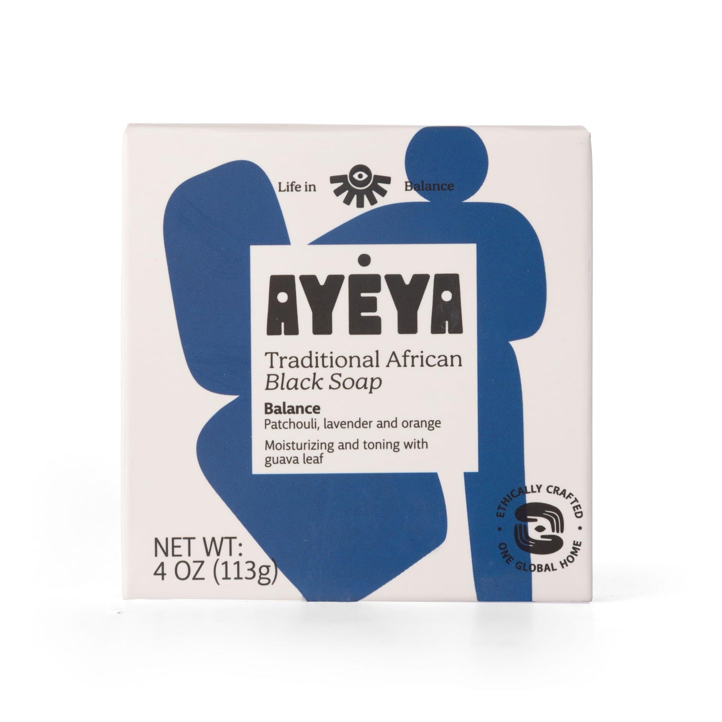 AY  YA African Black Soap Bar - Raw Vegan Face and Body Cleanser with Fair-Trade Shea Butter - Handmade in Ghana Using Tradition