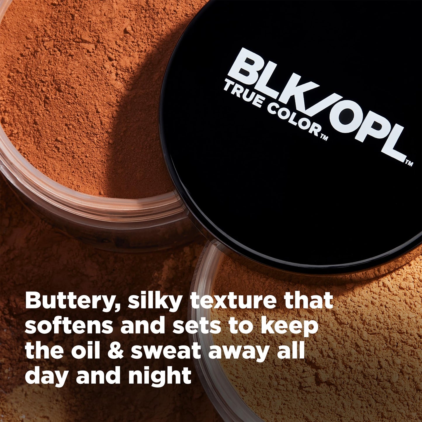 BLK/OPL TRUE COLOR Soft Velvet Finishing Powder, Dark - hypoallergenic, paraben-free, and cruelty-free