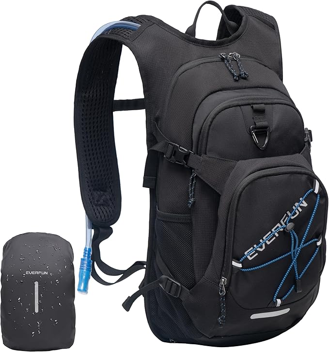 Everfun Hydration Backpack 18L with Water Bladder 2L/3L Hiking Water Backpack Women Men Hydration Pack Insulated Lightweig...