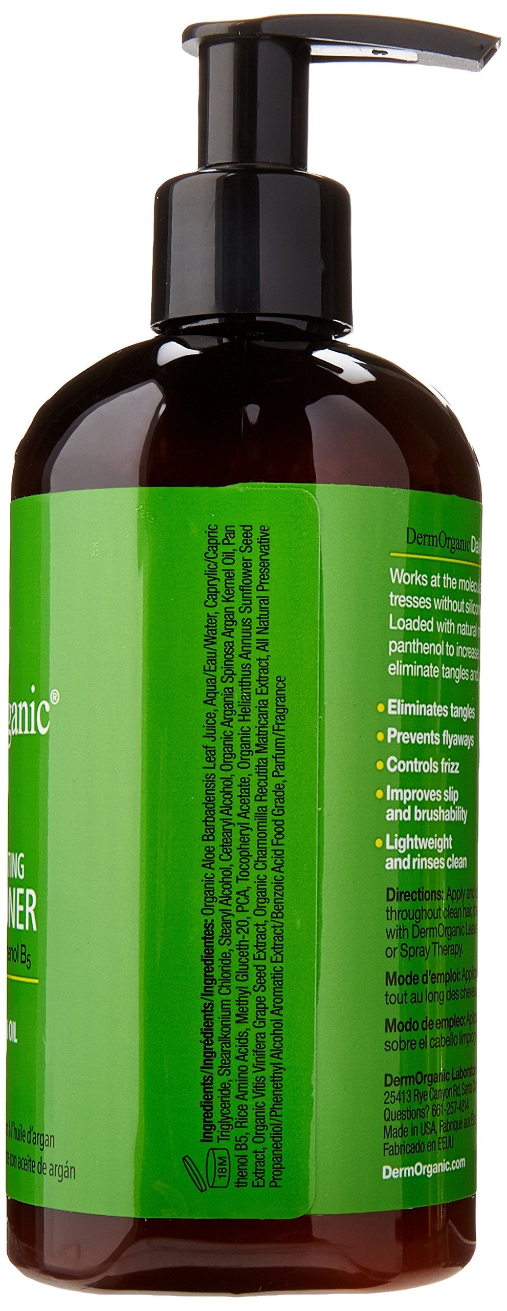 DermOrganic Daily Hydrating Conditioner with Argan Oil, 10.1 fl.oz.