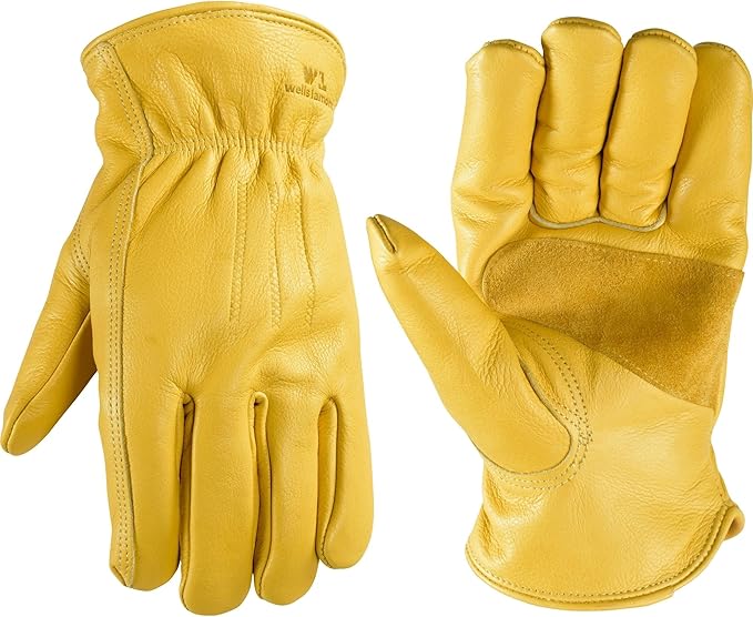 Wells Lamont Men's Fleece-Lined Thinsulate Winter Leather Work Gloves, XXX-Large 1108
