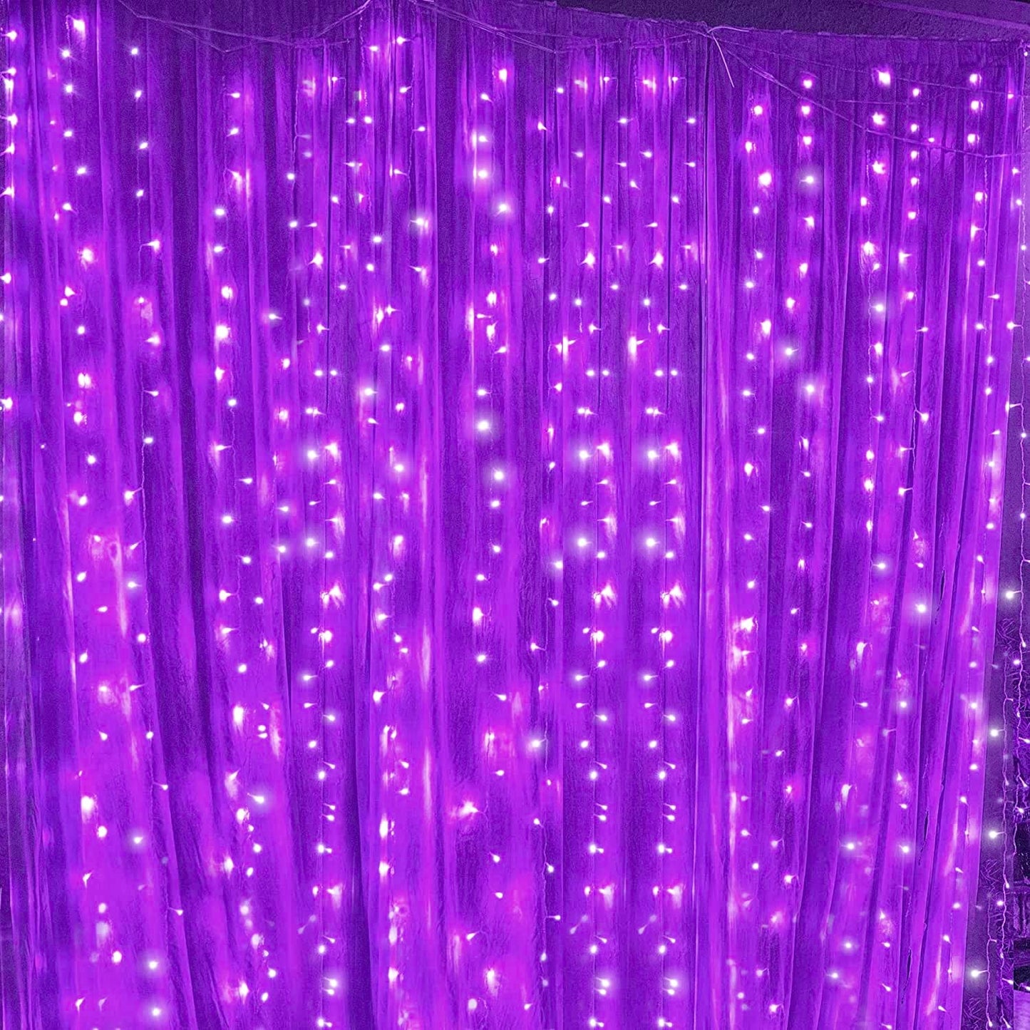 Twinkle Star LED String Light for Indoor Outdoor Decoration, 300 LED, 6 Inches, Purple, Model X4