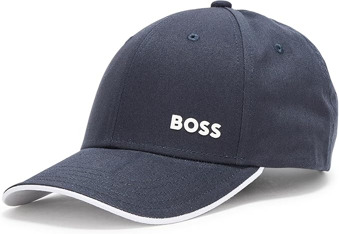 BOSS Mens Bold Logo Cotton Twill Cap