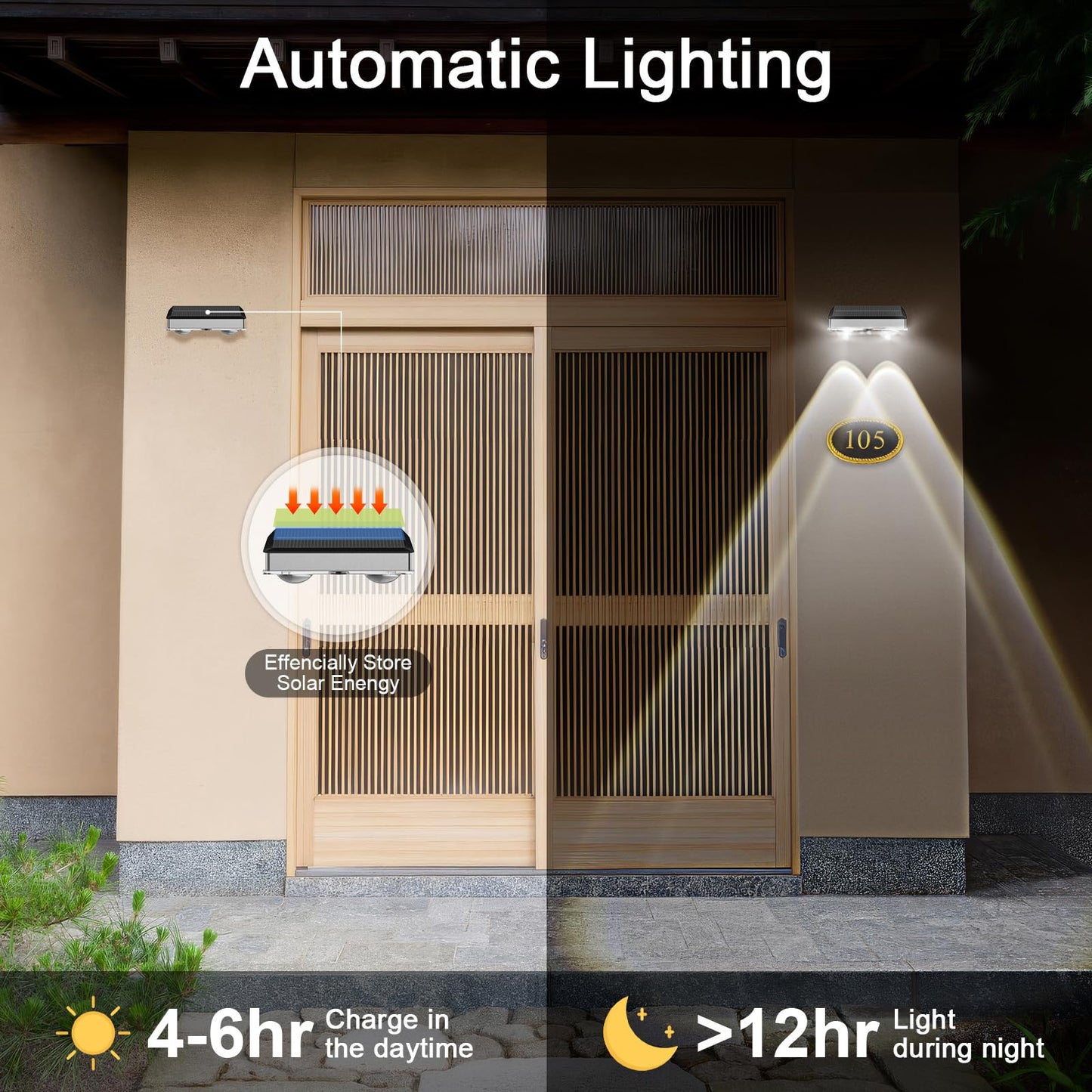 Solar Fence Lights Outdoor 8 Pack  Stainless Steel & Ip65 Waterproof  8 Lighting Modes High Brightness Led Spot Lens Deck Lights Dusk To Dawn For Backyard Stair Railing Patio Wall