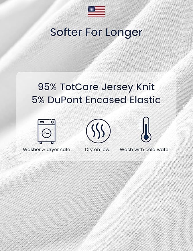TotAha Premium Stretchy Changing Pad Covers (2-Pack)-Hypoallergenic, Silky Comfort, Buttery Soft, Calming Effect, All-Season Jersey-Knit 32 X 16 X 5'' Deep Pocket (Air Balloon & Sailboat)