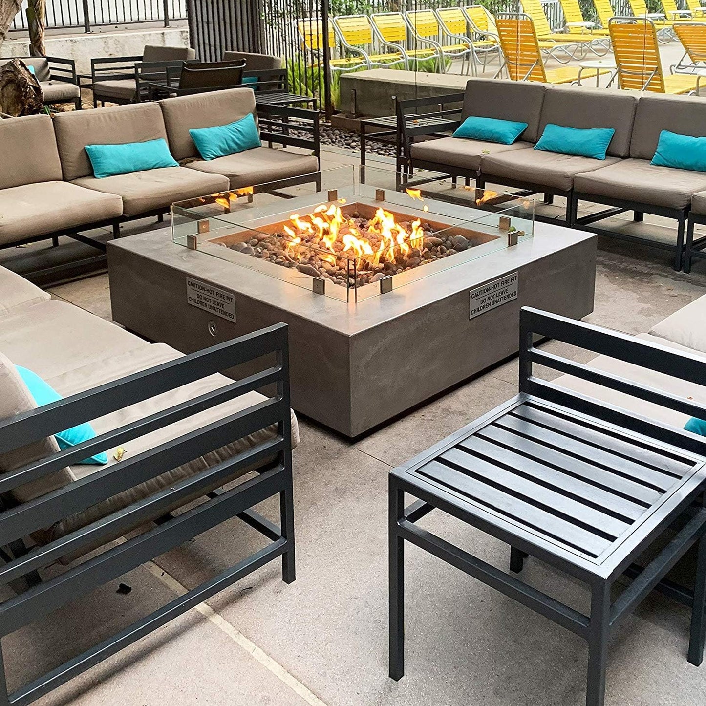 Stanbroil Stainless Steel 18" Round Flat Fire Pit Burner Pan w/12 Fire Ring Installed, BTU 92,000 Max