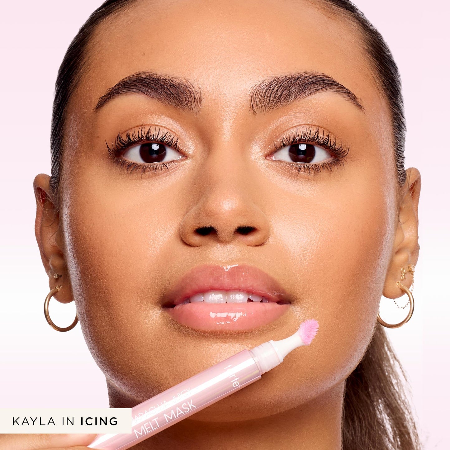 tarte maracuja juicy melt mask - drizzle (pink) - full size