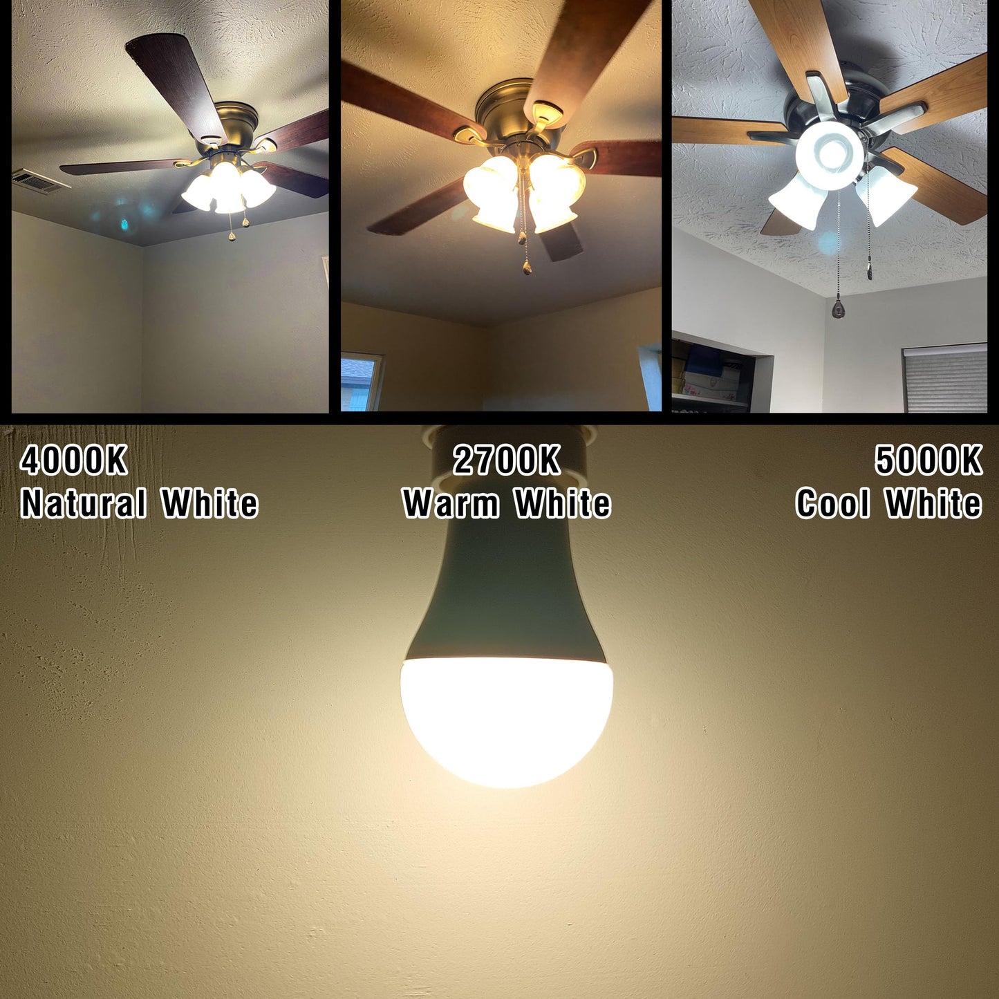 E12 40 Watt Equivalent Led Candelabra Light Bulbs 4000K Natural White 4W 450Lm  E12 C7 Led Light Bulbs For Ceiling Fan Chandeliers Pendant Lighting  Non-Dimmable  4 Pack