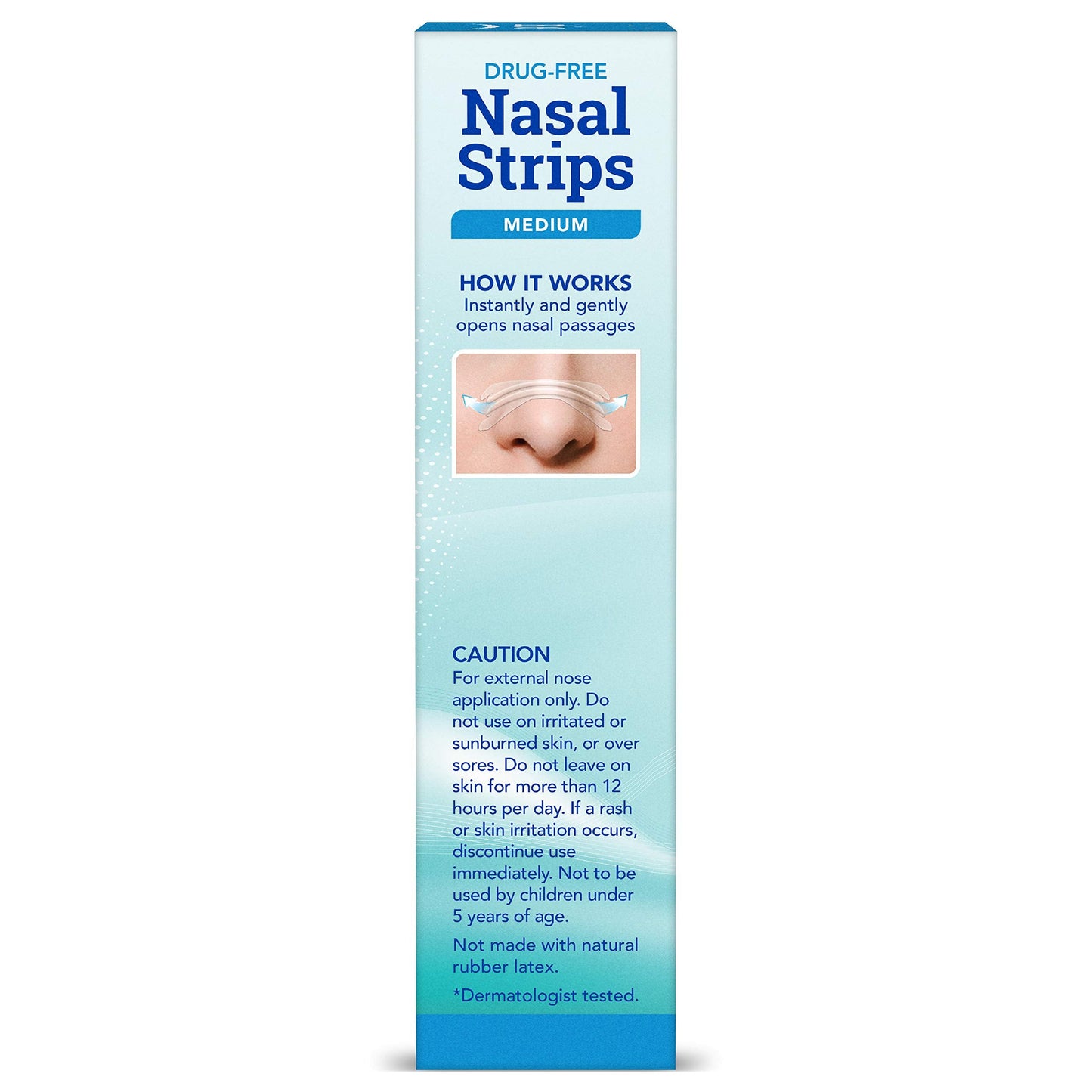 Instaclear Nasal Breathing Strips, Clear Medium 30 ct | Works Instantly, Nasal Congestion Relief, Stops Snoring, Cold & Allergy