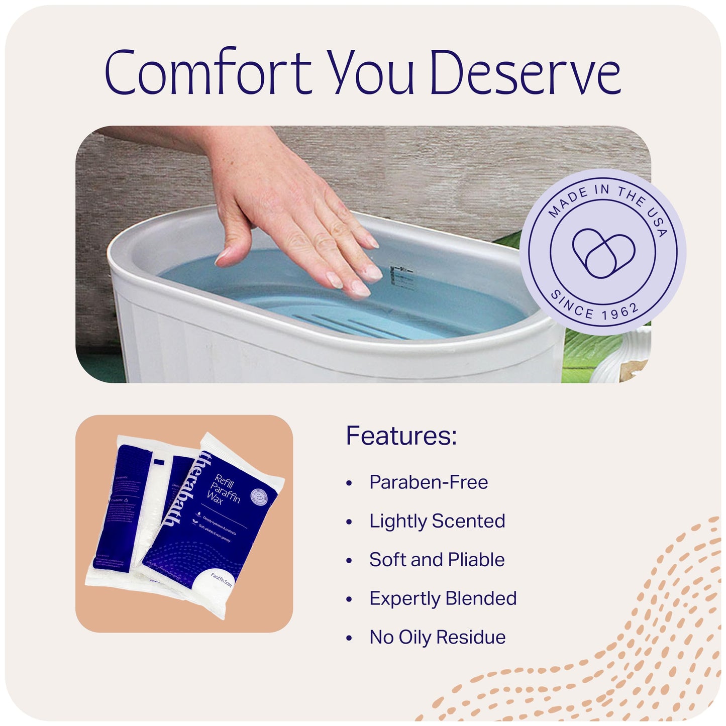 Therabath Paraffin Wax Refill - Thermotherapy - For Hands, Feet, Body - Deeply Hydrates - Made in USA, 6 lb. Eucalyptus Rosemary