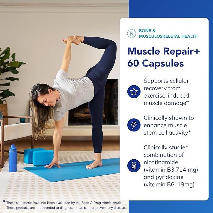 Pure Encapsulations Muscle Repair+ – Clinically Shown to Accelerate Muscle Repair After Exercise* – 60 Capsules
