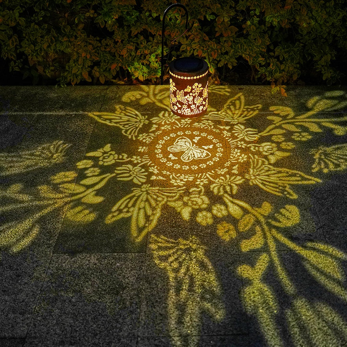 Kelvinlux Solar Lantern - 13.4 Waterproof Metal Hanging Lights, Warm White, 2000Mah Battery - Perfect For Garden, Yard, Patio, Porch Decor