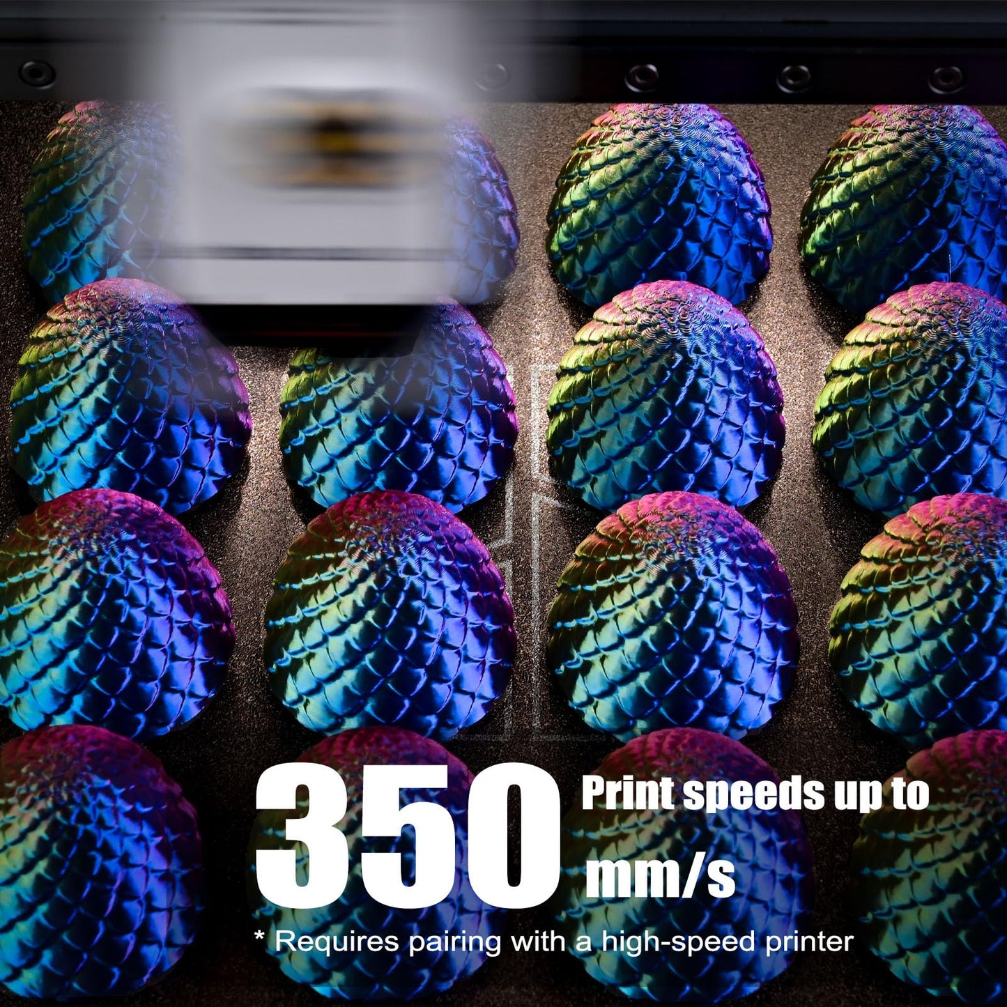 OVV3D 3D Printer Filament, PLA Filament 1.75mm, Tri-Colors Rainbow Silk PLA Filament, Rainbow PLA Filament with Silk PLA Red-Yellow-Blue, 3D Printing Filament PLA Filament 1.75mm +/-0.02mm, 1kg