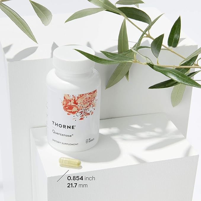 THORNE Quercetin Complex (Formerly Quercenase) - Nutritional Support for Seasonal Allergies* - 60 Capsules - 60 Servings